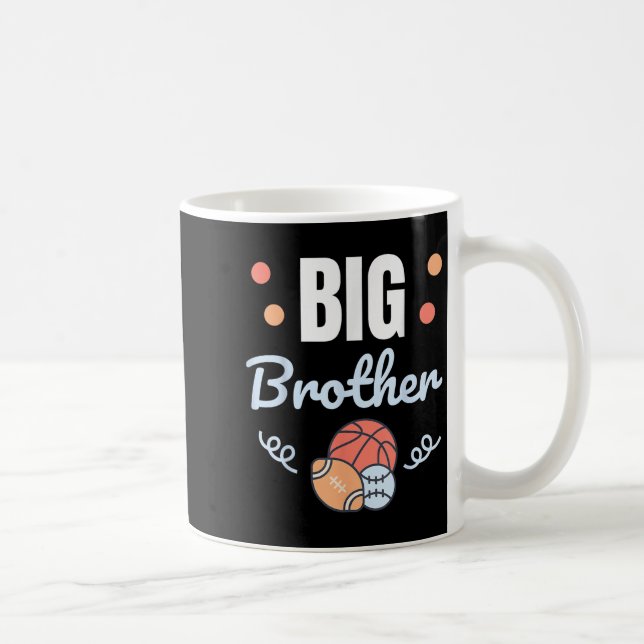 Big Brother _ Fun Pregnancy Announcement &amp; Sib Coffee Mug (Right)