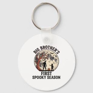 Big Brother Halloween First Spooky Season Vintage  Keychain