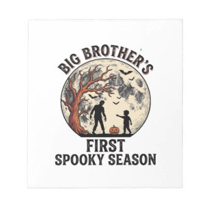 Big Brother Halloween First Spooky Season Vintage  Notepad