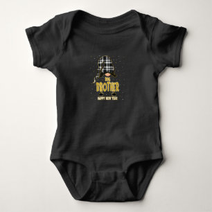 Big Brother Happy New Year  Matching gift Baby Bodysuit