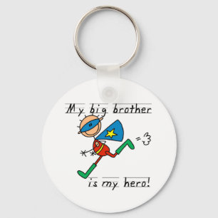 Big Brother Hero T-shirts and Gifts Keychain