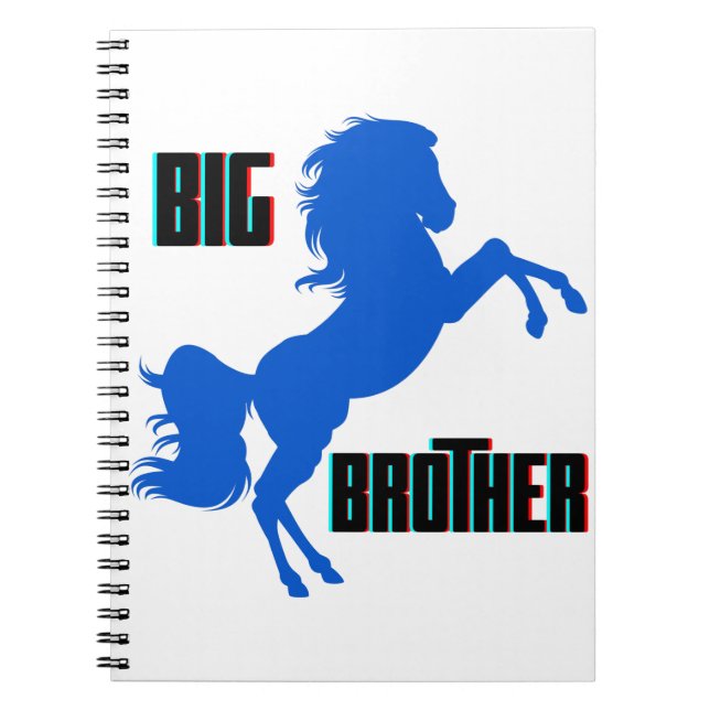 Big Brother Horse Rearing Notebook (Front)