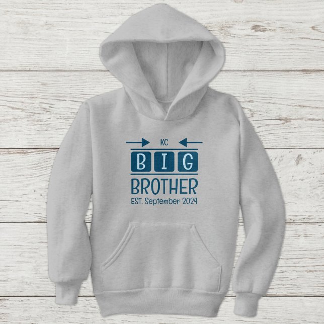 Big brother initials est. month year blue (Creator Uploaded)