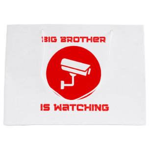Big Brother is Watching  1984 ingsoc Large Gift Bag