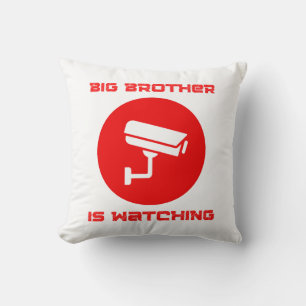 Big Brother is Watching  1984 ingsoc Throw Pillow