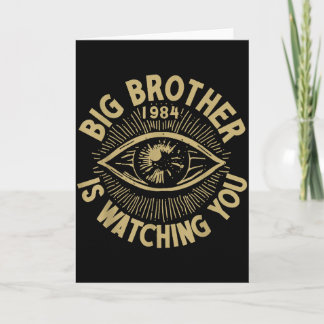 Big Brother Is Watching You  Card