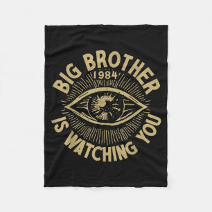 Big Brother Is Watching You Fleece Blanket