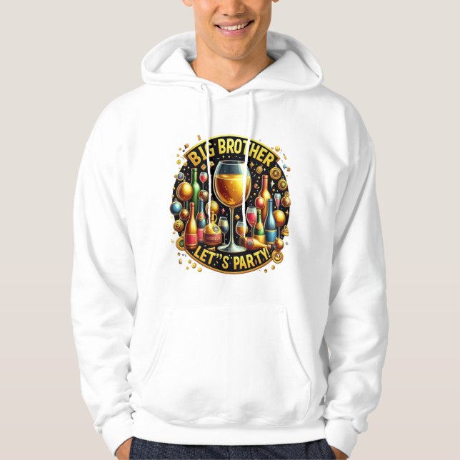 Big Brother It's Rave Time Hoodie (Front)