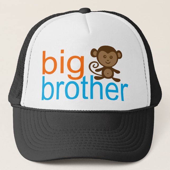 Big Brother Monkey Trucker Hat (Front)