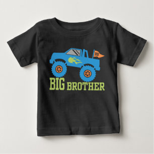 Big Brother Monster Truck Baby T-Shirt
