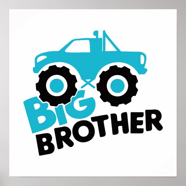 Big Brother Monster Truck Poster (Front)