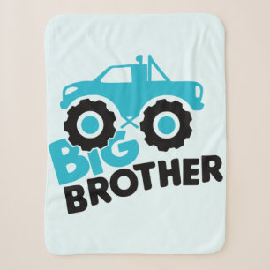 Big Brother Monster Truck Sherpa Blanket