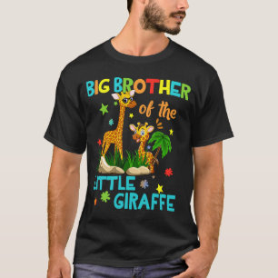 Big Brother Of Giraffe Birthday Family  Matching T-Shirt