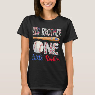 Big Brother Of One Little Rookie Baseball 1st T-Shirt