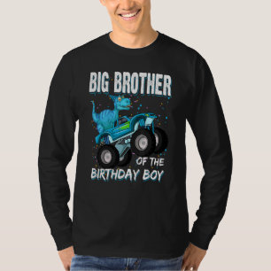 Big Brother Of The Birthday Boy  Trex Dinosaur Mon T-Shirt
