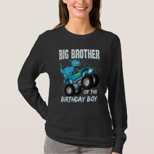 Big Brother Of The Birthday Boy  Trex Dinosaur Mon T-Shirt