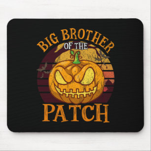 Big Brother Of The Patch Family Group Halloween  Mouse Pad