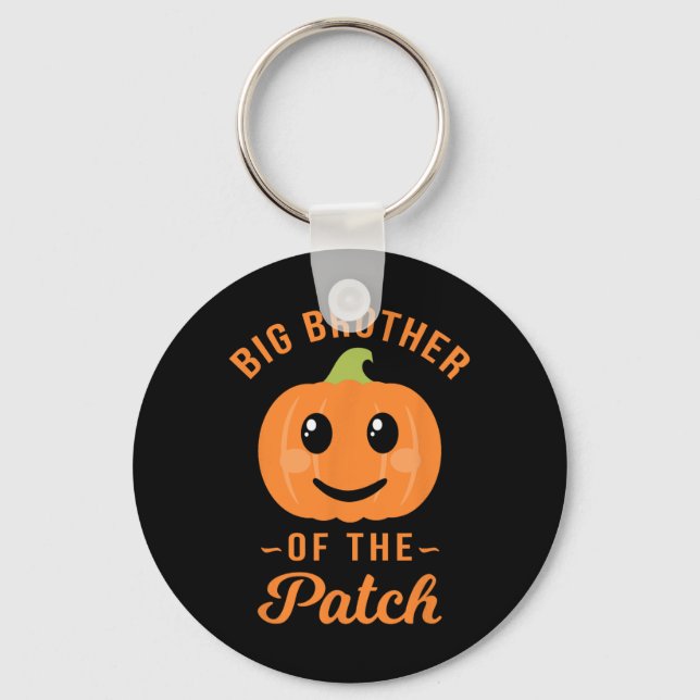 Big Brother Of The Patch - Pumpkin Family Hallowee Keychain (Front)