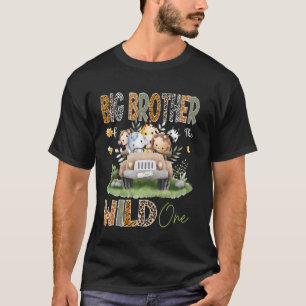 Big Brother of the Wild One 1St Bday Safari Animal T-Shirt