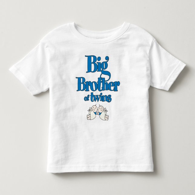 Big Brother of Twin Boys Tee (Front)