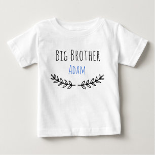 Big brother Personalized  name Baby T-Shirt