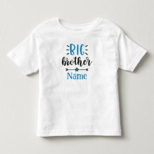 Big Brother Personalized Name Cute Toddler T-shirt