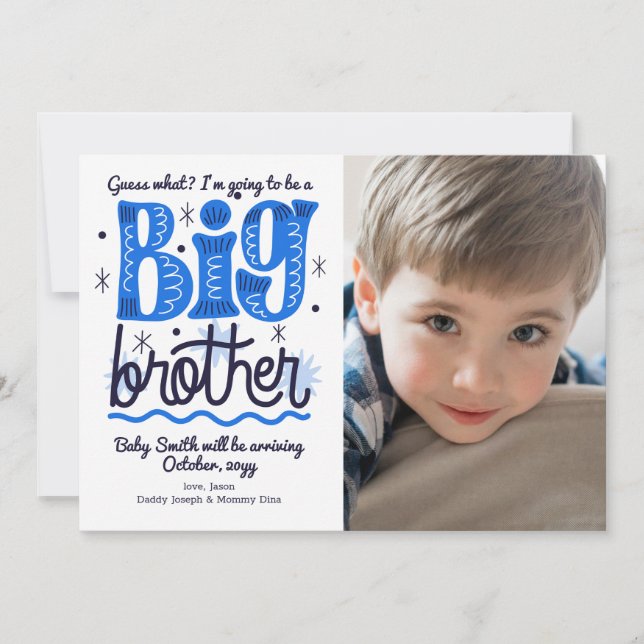 Big Brother Pregnancy Announcement (Front)