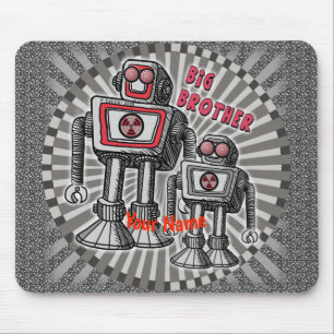 Big Brother Robot   Mouse Pad
