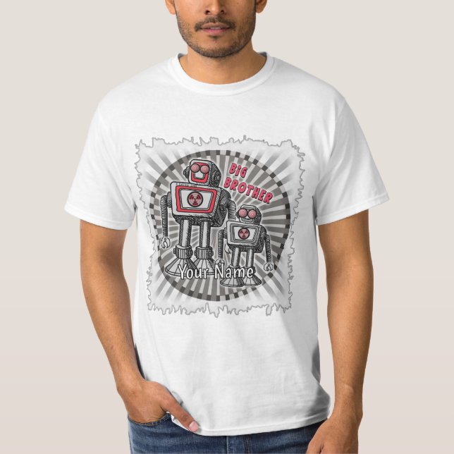 Big Brother Robot  Tote Bag T-Shirt (Front)