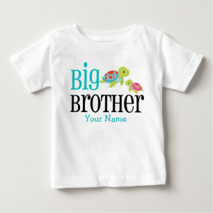 Big Brother Sea Turtles Personalized Baby T-Shirt