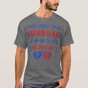 Big Brother Sparkler 4th of July Pregnancy Announc T-Shirt