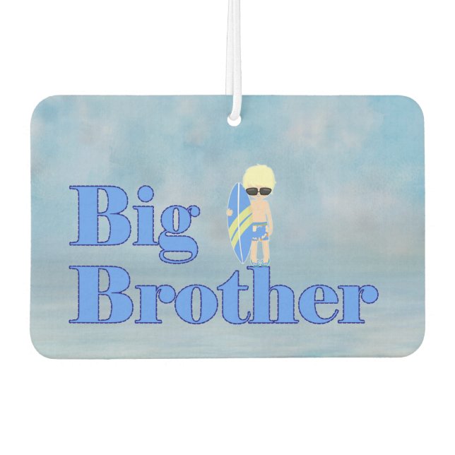 Big Brother Surfer Dude   Air Freshener (Front)