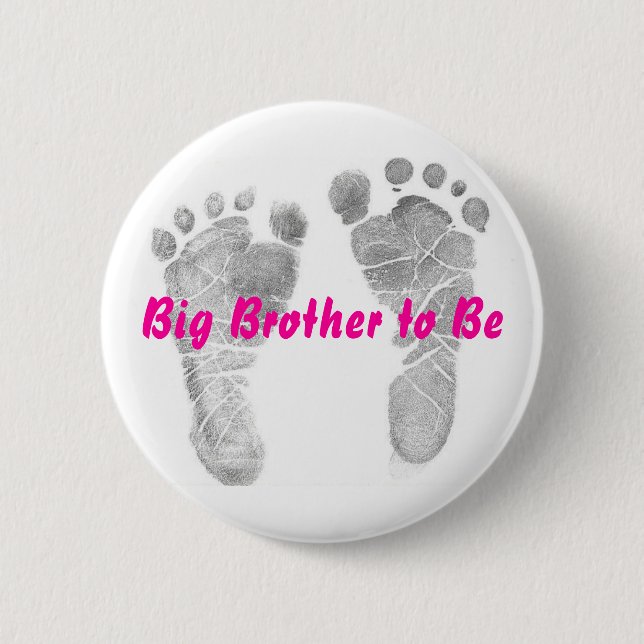 Big Brother to Be 2 Inch Round Button (Front)