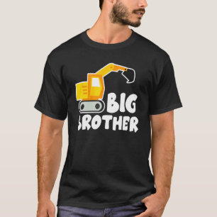 Big Brother Tractor Toddler Excavator Cute T-Shirt
