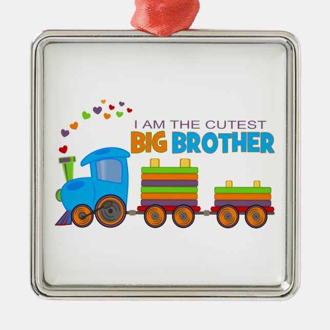 Big Brother -Train Metal Ornament (Front)