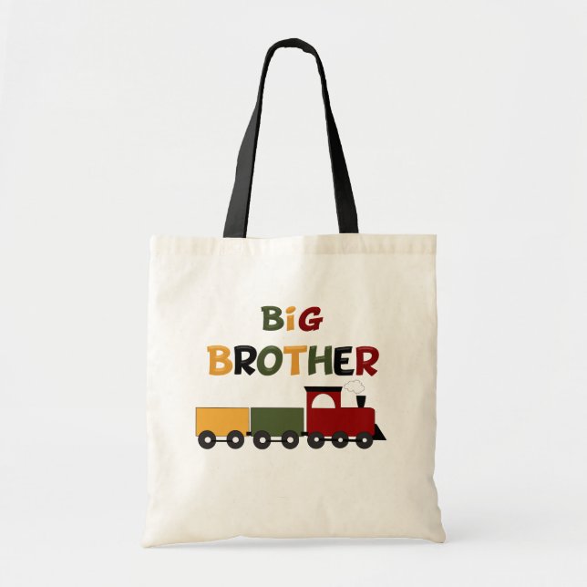 Big Brother Train Tote Bag (Front)