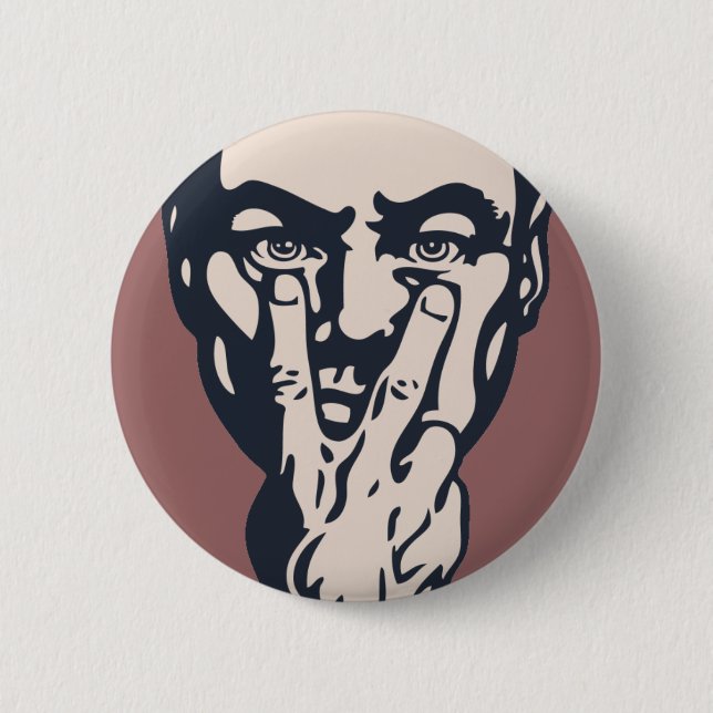 Big Brother Watching 2 Inch Round Button (Front)