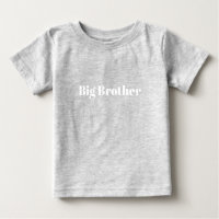 Big Brother white custom name text cute