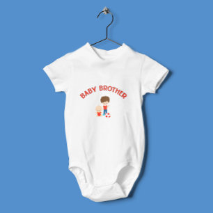 Big Brother with Baby Brother Proud Brother Bodysuit