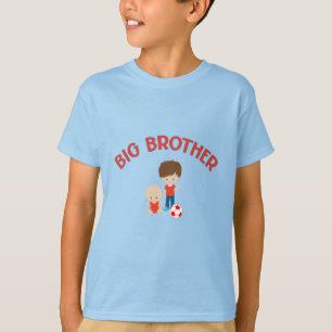 Big Brother with Baby Brother Proud Brother T-Shirt