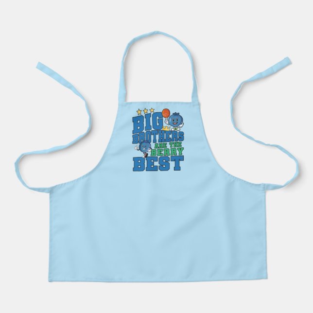 Big Brothers are the Berry Best - Blueberry Pun Apron (Front)