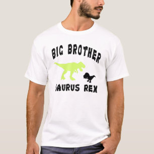 Big Brothersaurus Rex 2 Kids Sunset For Fathers Da T-Shirt
