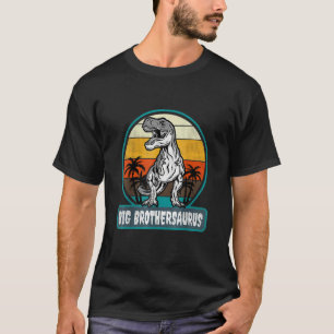Big Brothersaurus Rex Dinosaur  Retro 70s 80s 90s  T-Shirt