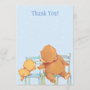 Big Brown Bear and Yellow Bear Thank You
