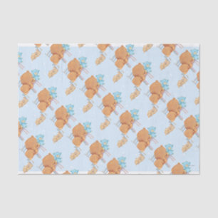 Big Brown Bear, Calico, & Floppy Share Two Chairs Tissue Paper