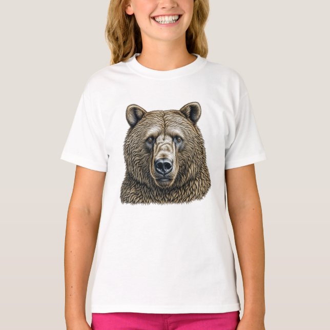 Big Brown Bear  T-Shirt (Front)