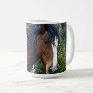 Big  Brown Clydesdale Horse, Coffee Mug