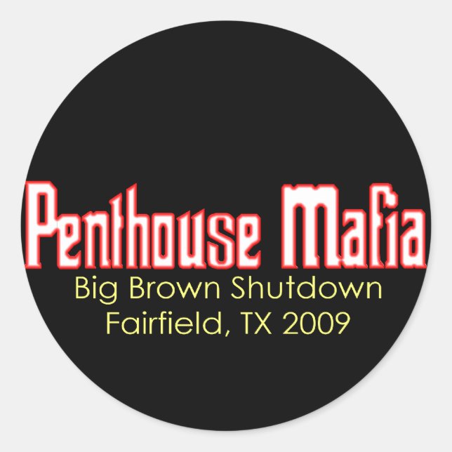 Big Brown Outage Sticker (Front)