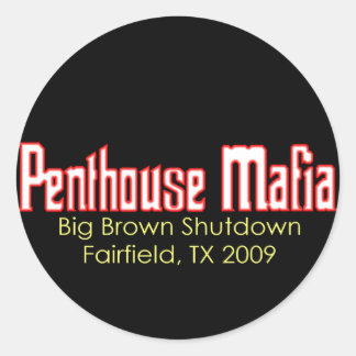 Big Brown Outage Sticker