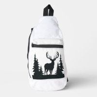 Big Buck Among Pine Trees